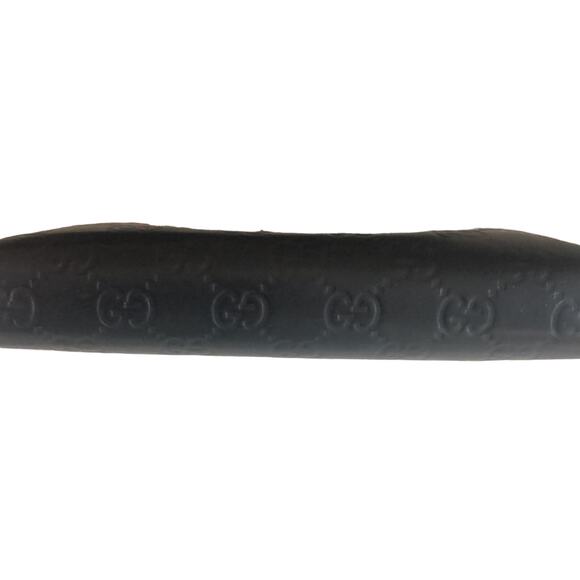 Gucci Black Guccissima Zip Around Long Wallet GG Signature leather - Picture 9 of 12